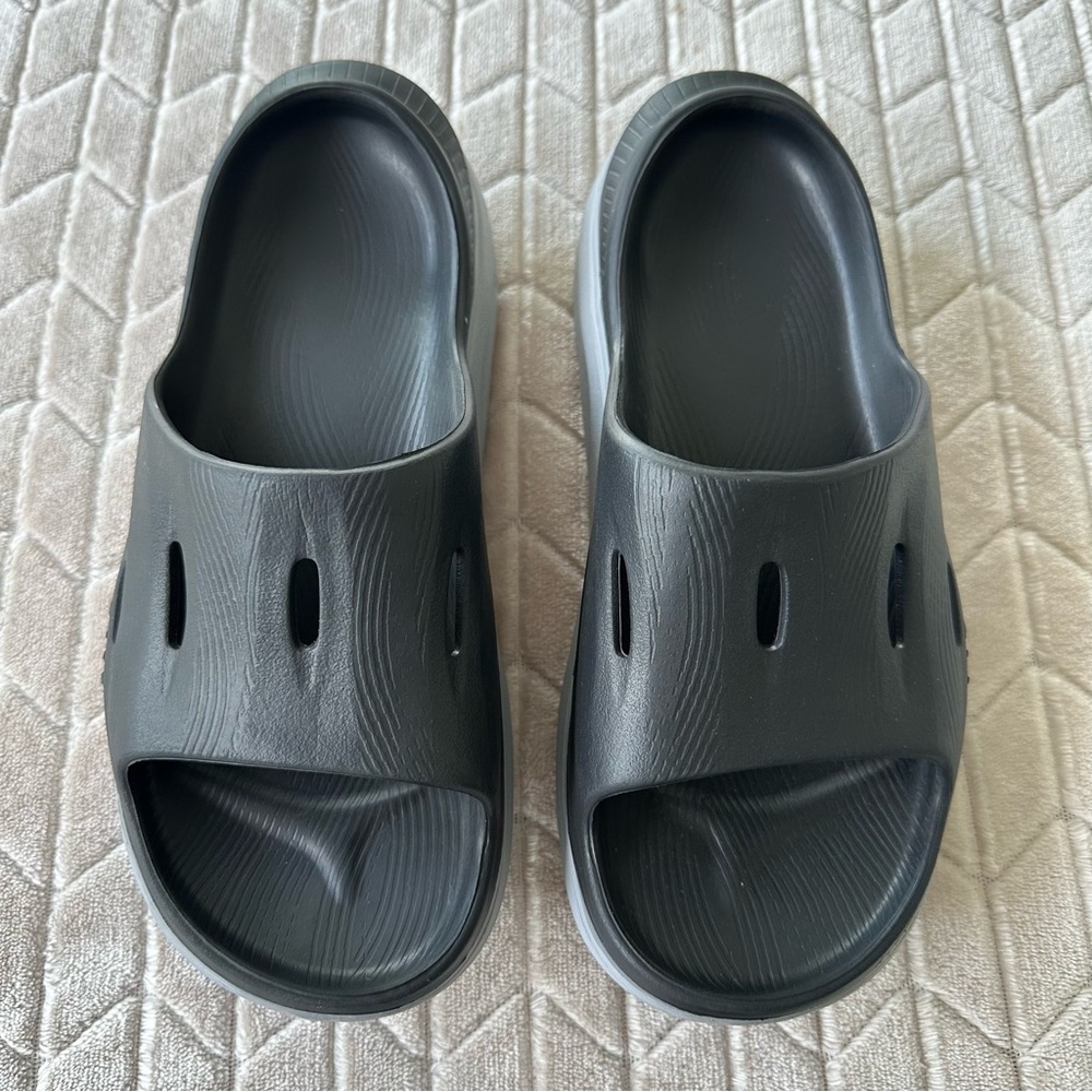 Hoka Ora Black Slide Sandals